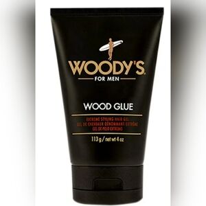 Woody's Wood Glue Extreme Styling Hair Gel, 4 oz New